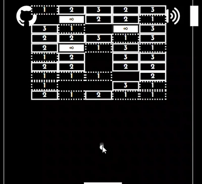 Brick Breaker Spielszene