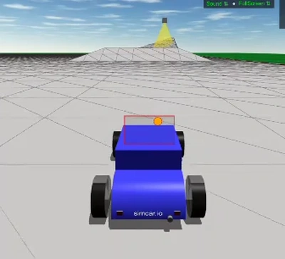 Sim-Car .io Spielszene